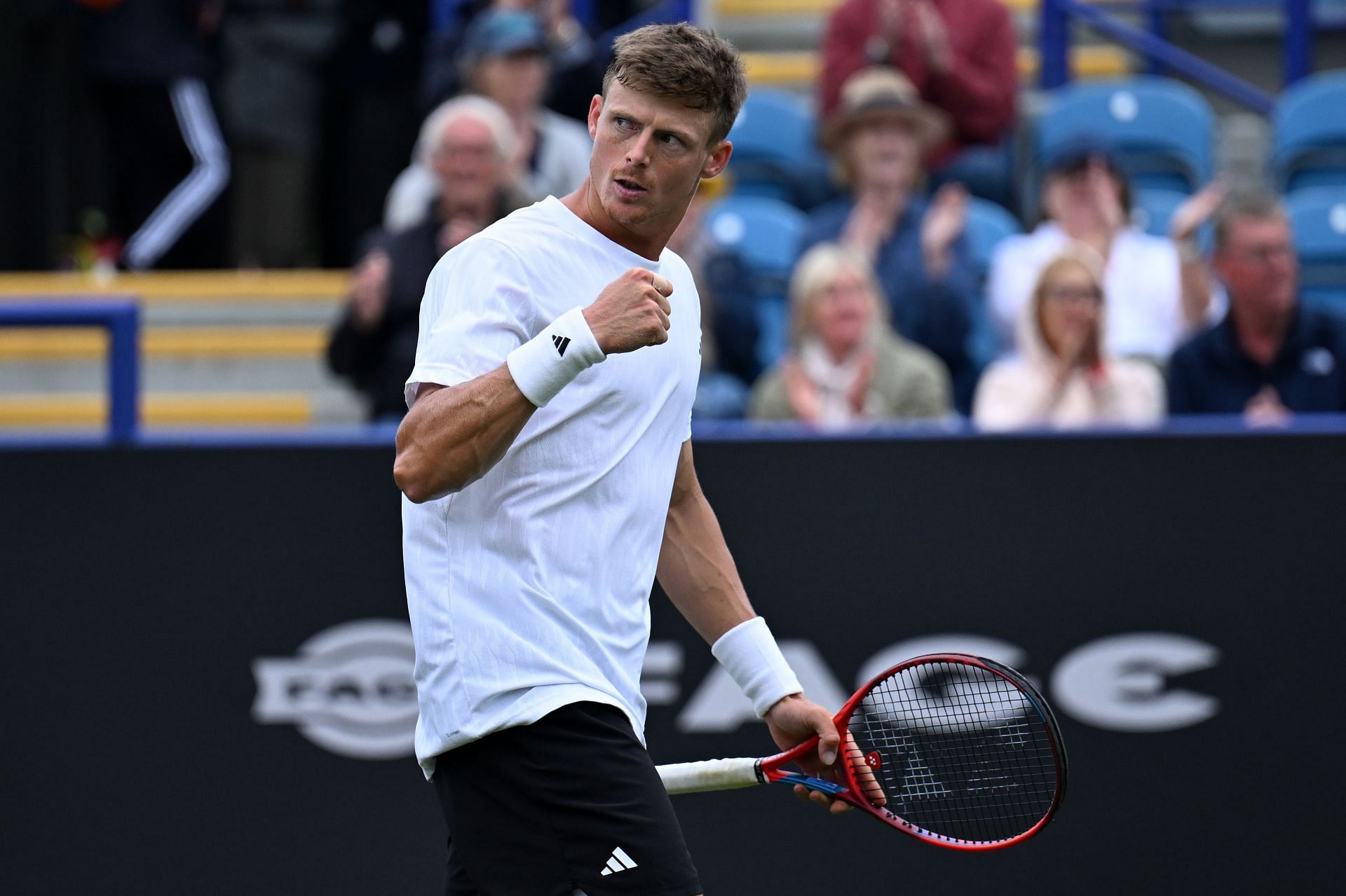Billy Harris at the Eastbourne Open 2025. (Photo: Getty)